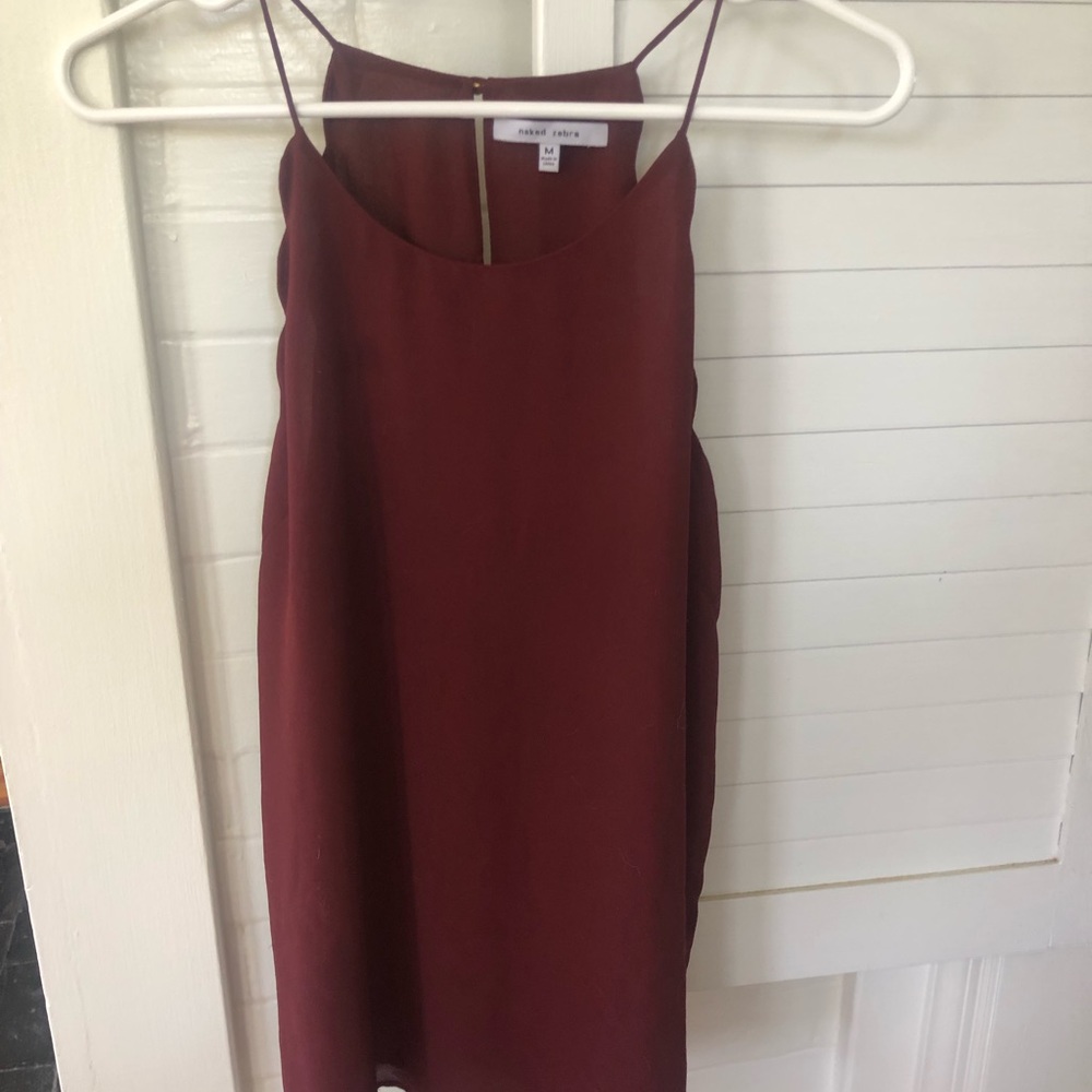 Naked Zebra Scalloped Tank